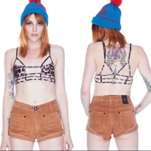 One Teaspoon Corduroy Festival Sailor Shorts